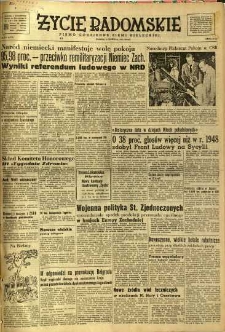 Życie Radomskie, 1951, nr 157