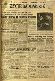 Życie Radomskie, 1951, nr 166