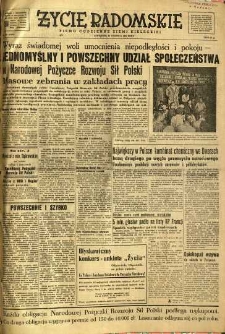 Życie Radomskie, 1951, nr 170