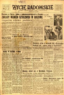 Życie Radomskie, 1951, nr 184