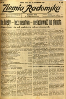 Ziemia Radomska, 1934, R. 7, nr 250