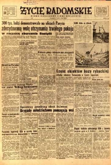 Życie Radomskie, 1951, nr 194