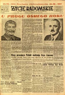 Życie Radomskie, 1951, nr 199