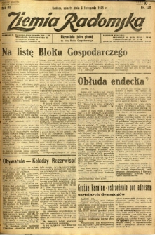 Ziemia Radomska, 1934, R. 7, nr 252