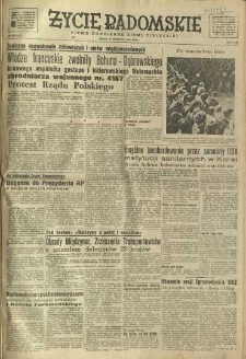Życie Radomskie, 1950, nr 259