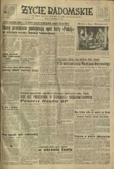 Życie Radomskie, 1950, nr 266
