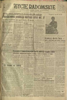Życie Radomskie, 1950, nr 268
