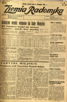 Ziemia Radomska, 1934, R. 7, nr 254