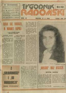 Tygodnik Radomski, 1990, R. 9, nr 8