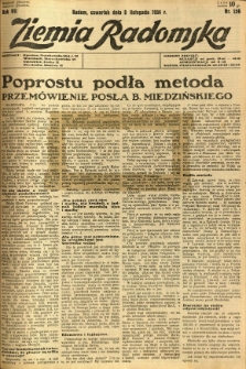 Ziemia Radomska, 1934, R. 7, nr 256