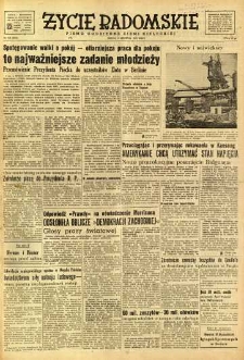 Życie Radomskie, 1951, nr 213