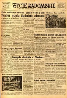 Życie Radomskie, 1951, nr 221