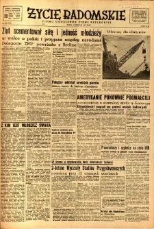 Życie Radomskie, 1951, nr 225