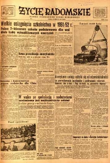 Życie Radomskie, 1951, nr 231