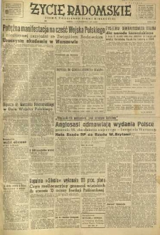 Życie Radomskie, 1950, nr 283