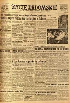 Życie Radomskie, 1951, nr 237