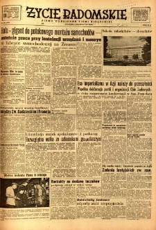 Życie Radomskie, 1951, nr 238