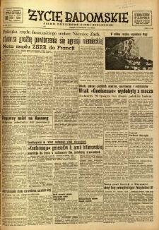 Życie Radomskie, 1951, nr 245