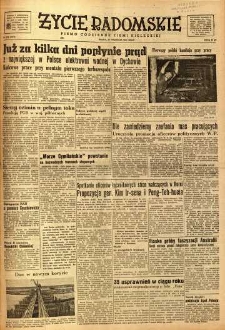 Życie Radomskie, 1951, nr 255