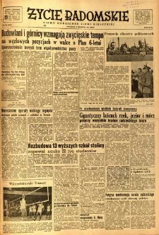 Życie Radomskie, 1951, nr 256