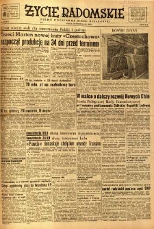 Życie Radomskie, 1951, nr 257