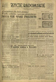 Życie Radomskie, 1950, nr 300