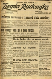 Ziemia Radomska, 1934, R. 7, nr 269