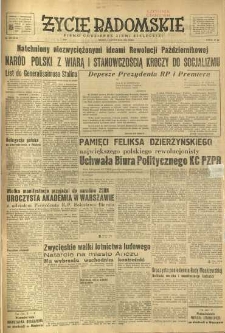 Życie Radomskie, 1950, nr 308