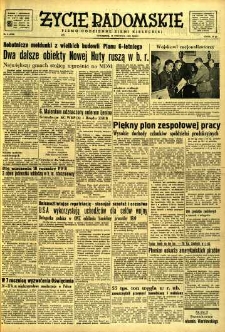 Życie Radomskie, 1952, nr 9