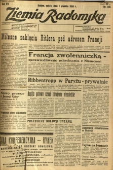 Ziemia Radomska, 1934, R. 7, nr 276