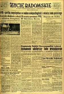 Życie Radomskie, 1952, nr 26