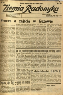 Ziemia Radomska, 1934, R. 7, nr 280