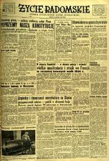Życie Radomskie, 1952, nr 38