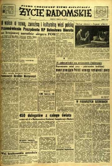 Życie Radomskie, 1952, nr 59