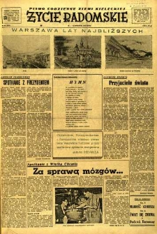 Życie Radomskie, 1952, nr 89