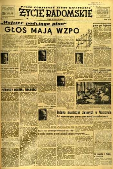 Życie Radomskie, 1952, nr 117