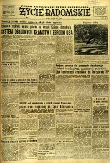 Życie Radomskie, 1952, nr 121