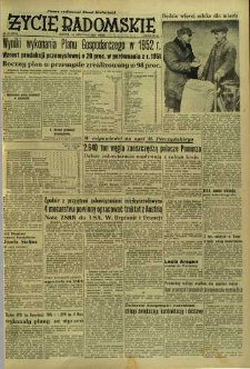 Życie Radomskie, 1953, nr 26