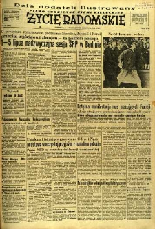 Życie Radomskie, 1952, nr 137