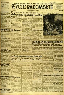 Życie Radomskie, 1952, nr 140