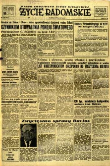 Życie Radomskie, 1952, nr 159