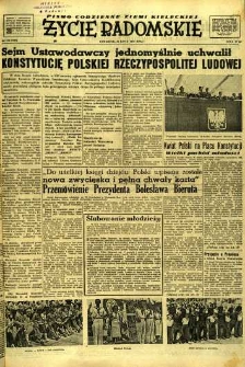 Życie Radomskie, 1952, nr 176