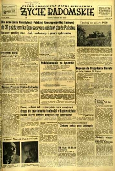 Życie Radomskie, 1952, nr 178