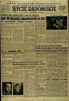 Życie Radomskie, 1952, nr 179