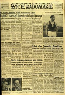 Życie Radomskie, 1952, nr 181