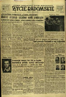 Życie Radomskie, 1952, nr 182