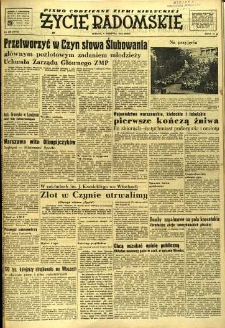 Życie Radomskie, 1952, nr 190