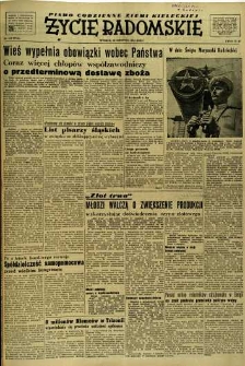 Życie Radomskie, 1952, nr 192