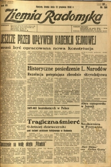 Ziemia Radomska, 1934, R. 7, nr 284