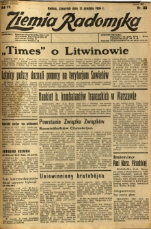 Ziemia Radomska, 1934, R. 7, nr 285